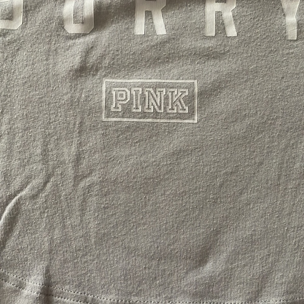 Womens Pink Victoria Secret Workout Shirt - Picture 3 of 5